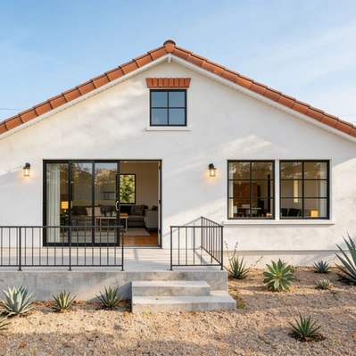 Spanish style detached ADU home in Los Angeles by 5 Star ADU LA